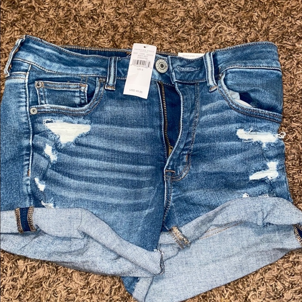 American eagle jean shorts